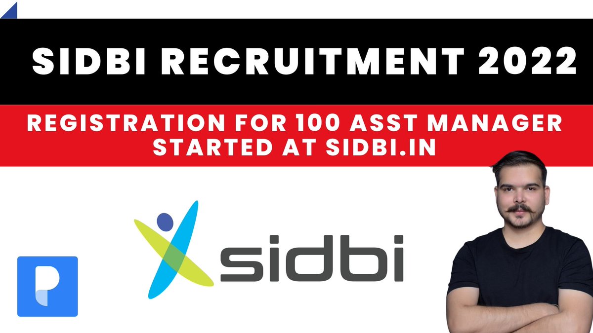 prepp_in's tweet image. SIDBI Recruitment 2022: Check details
#prepp #sidbirecruitment 
youtu.be/aNR8JDf-1No