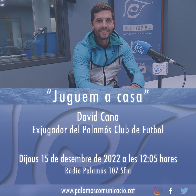 Ràdio Palamós (@radiopalamos) on Twitter photo Fa només dues setmanes l'excapità del <a href="/palamoscf/">PALAMÓS CF 💙💛</a>, <a href="/davidcano5/">David Cano</a> va anunciar la seva marxa del club, després d'haver jugat les darreres onze temporades al primer equip del Degà. Avui a l'espai esportiu "Juguem a casa" ens explicarà quins han estat els motius d'aquest comiat. Fa només dues setmanes l'excapità del <a href="/palamoscf/">PALAMÓS CF 💙💛</a>, <a href="/davidcano5/">David Cano</a> va anunciar la seva marxa del club, després d'haver jugat les darreres onze temporades al primer equip del Degà. Avui a l'espai esportiu "Juguem a casa" ens explicarà quins han estat els motius d'aquest comiat.