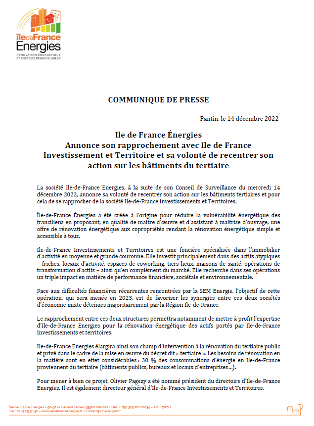 Île-de-France Energies (@IDFEnergies) on Twitter photo 2022-12-15 09:25:39