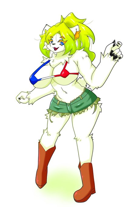 @Cartoon_Licky ありがとうございます😊

自分はシロクマのエカチェリーナさんで、チアガールで応援しているような感じでお願いできたらと🤲 