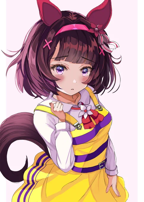 私も一緒に行っちゃだめですか・・・?#ウマ娘 #ニシノフラワー 