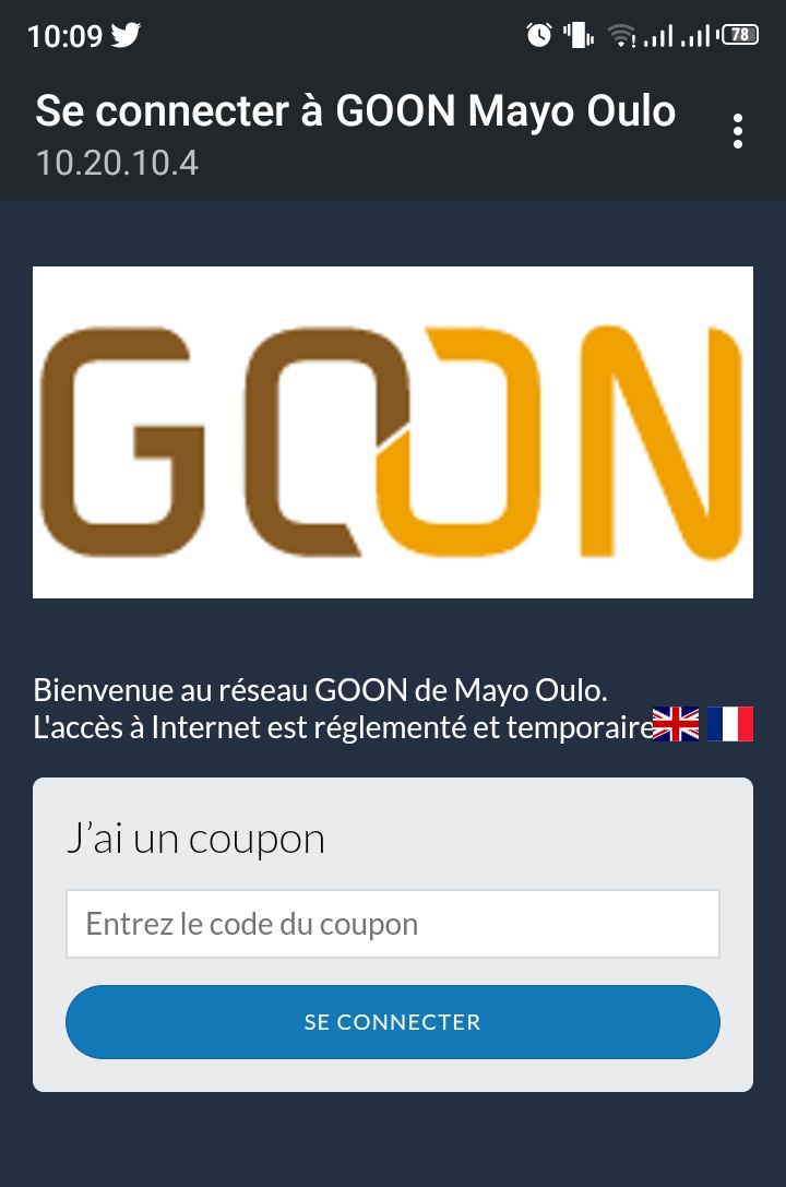 DigaMathieu's tweet image. Ici à Mayo-Oulo grâce à l&apos;appui du #PRADEC GIZ on se connecte et surfe facilement 🏄🏽📲 sur la plateforme #goon 

La connexion arrive même jusqu&apos;au TCP de Mandama et les infrastructures publiques alentours. 🌐📶