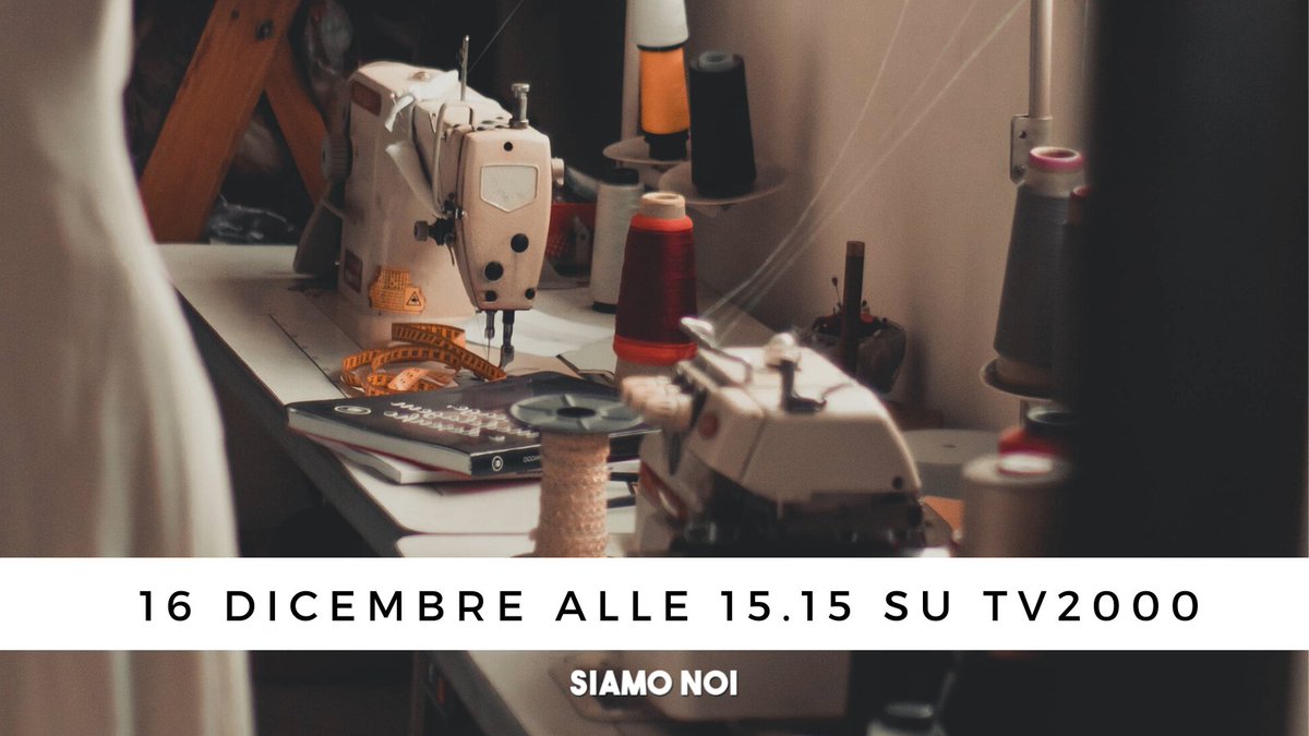 siamonoitv2000's tweet photo. Taglio e #cucito, da semplice #hobby a occasione di riscatto sociale. Ne parliamo oggi a #SiamoNoi su @TV2000it dalle 15.15. #canale28 digitale terrestre e 157 Sky. 

#tagliaecuci #cucito #maglia #lavorareamaglia #tv2000 #16dicembre https://t.co/kVnuxKhcer