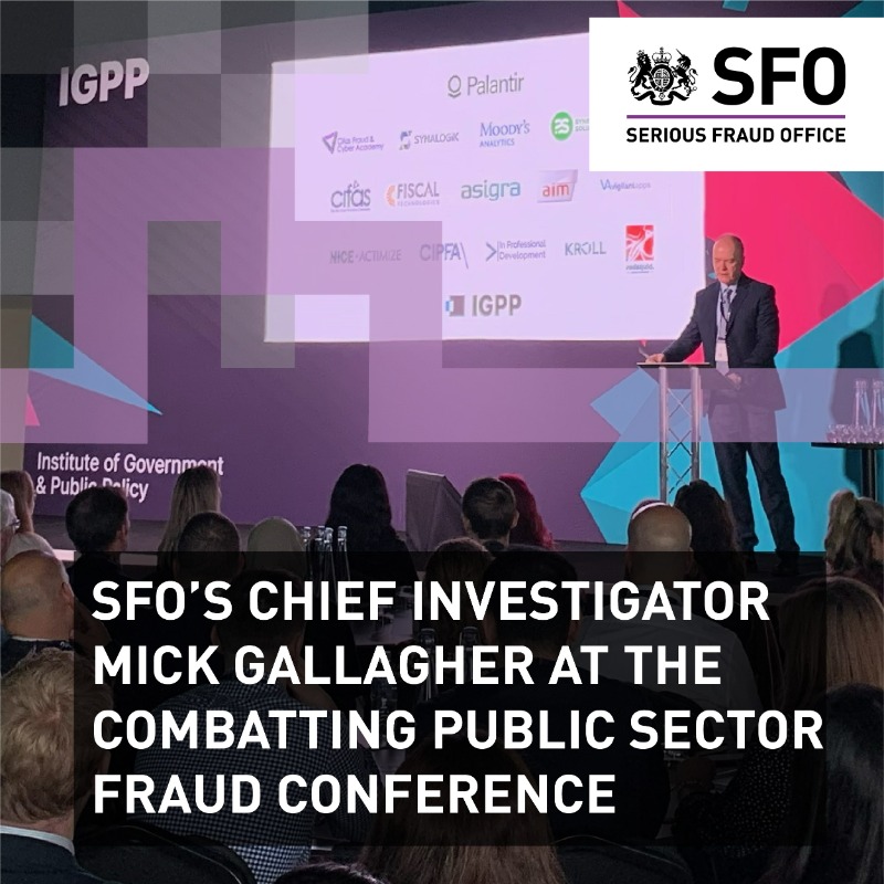 UKSFO's tweet photo. What the past month has looked like for the SFO:

🤝Meeting with key 🇺🇸 law enforcement partners
⚖️Welcoming the @attorneygeneral to our office
🎙️ Sharing expertise on our priorities, investigations and policy aims at major conferences

See more 👇