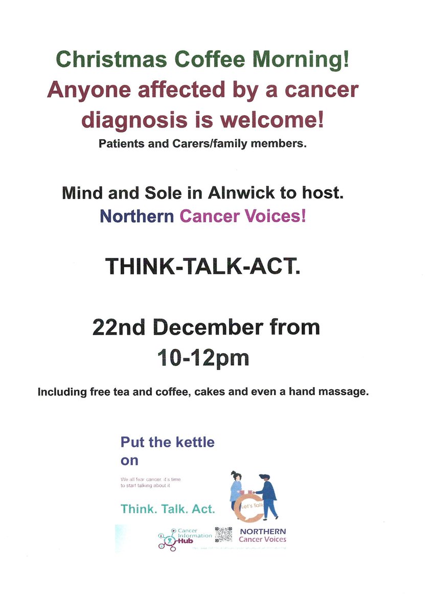 Northern Cancer Voices (@ncvnenc) on Twitter photo 