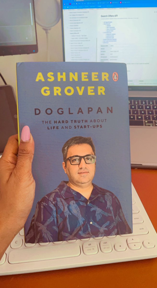 SejSarkar's tweet photo. Much awaited writings of the controversal entrepreneur and fabulously famous in shark tank india. 
#ashneergrover #doglapan #Delhi #SharkTank #india #business #startupindia #Entrepreneurs #Amazon https://t.co/BbBydjfJyS