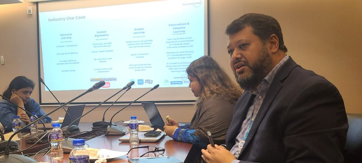 FuturenationBD's tweet photo. Futurenation Technology Platform Product overview meeting with Mohsina Yasmin, Grade-1, Secretary (Additional Charge), BIDA. During the meeting, she agreed that this is a significant and timely initiative for the country's future workforce.
#undp_bd https://t.co/x41KypMDnD