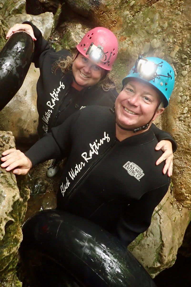 thebarrscene's tweet photo. We spent the last few days in Waitomo checking out caves, waterfalls, and black sand beaches. Have we mentioned yet how stunning NZ is? #thebarrscene #waitamo #globalnomads #travelblogger https://t.co/xfgIDtGqYV