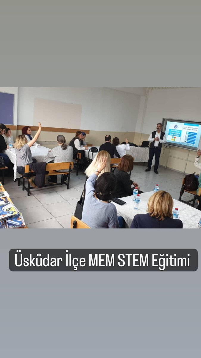 Üsküdar İlçe MEM STEM Eğitimini gerçekleştiriyoruz. Heyecanımız yüksek, gençliğimiz var!