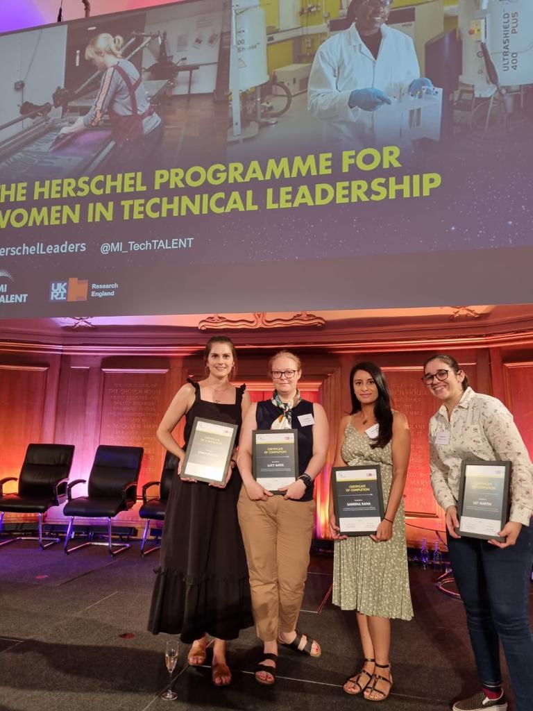 RMSCT_NCL's tweet photo. #RMSCTWrappedUp #2: Our wonderful #technicians Lucy Bates and Bethany Hunter successfully completed the 2022 Herschel Programme for Women in Technical Leadership! An inspiring course to support #WomenInScience and diversify leadership roles within STEM 👩🔬https://t.co/DnWuNAq4Ia https://t.co/HW5rNGgWWi
