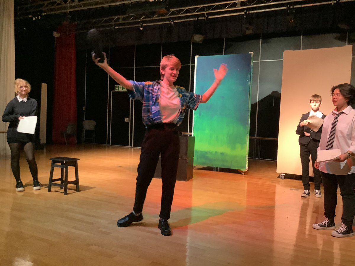 MissMayDrama's tweet photo. The Denny High School S3  Panto is on in G37 on Thursday 15th December at 4.15pm and 6pm! This 15  minute performance is the first offering from the S3 Drama club. @DennyHighSchool 🎭🥧 https://t.co/EBptK7SiZN