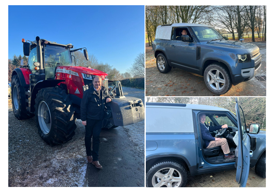 afgroupuk's tweet photo. A warm welcome at AF HQ for Members meeting our #procurement and #technology teams.
Time to enjoy the new tractors on display and even take the new @LandRover_UK #Defender for a test drive.
#AFvent #Smart #Farm #Procurement https://t.co/ypZPUDUXRg
