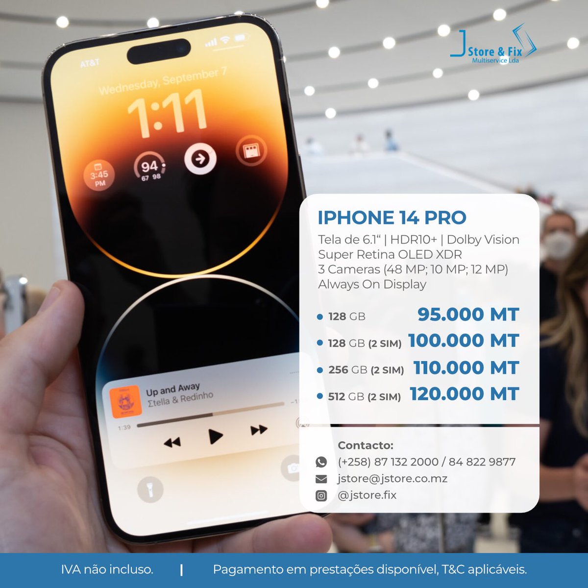 jstore_fix's tweet photo. Uma nova maneira mágica de interagir com o seu iPhone com novos upgrades especialmente dedicado aos Pros. 📱😍

#vendadetelemóveis #maputo #moçambique #ios #apple #iphone14pro #newiphone #listadetelemoveis #jstorefix #jstorefixmultiservice #maputo #maputomozambique #mozambique🇲🇿 https://t.co/otV6MDf99O
