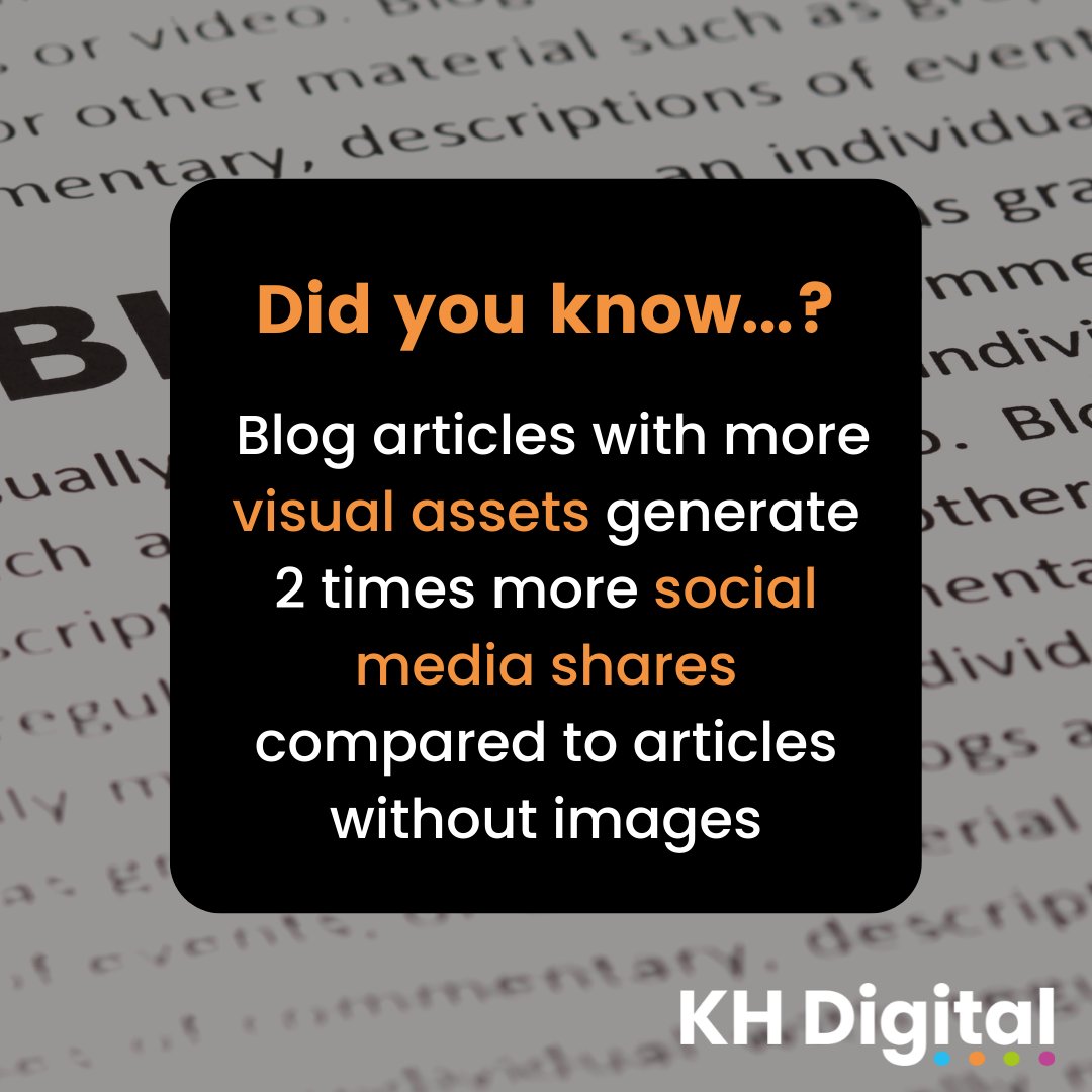 🤔 Next time you're writing a blog, consider adding visual assets such as infographics or video content, as they help the reader better understand your content.