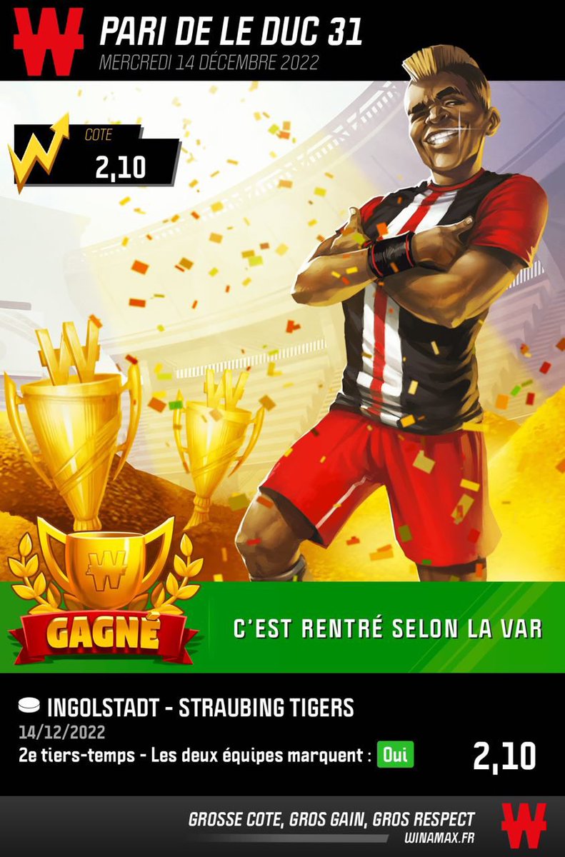 LeducPronos's tweet image. 📣 Groupe Telegram 100% Gratuit !

✔️ Pronostiques d’experts 
✔️ Actualités
✔️ Évènements
✅ Gains !

🎁 Lien en tweet épinglé 
#TeamParieurs #TeamParieur