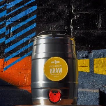 Mini Kegs! They’re like regular kegs, but small. We’ve got a few wee 5l kegs of Braw and Wee Braw up on the shop for collection - next day pick up all next week! shop.crossborders.beer/mini-kegs