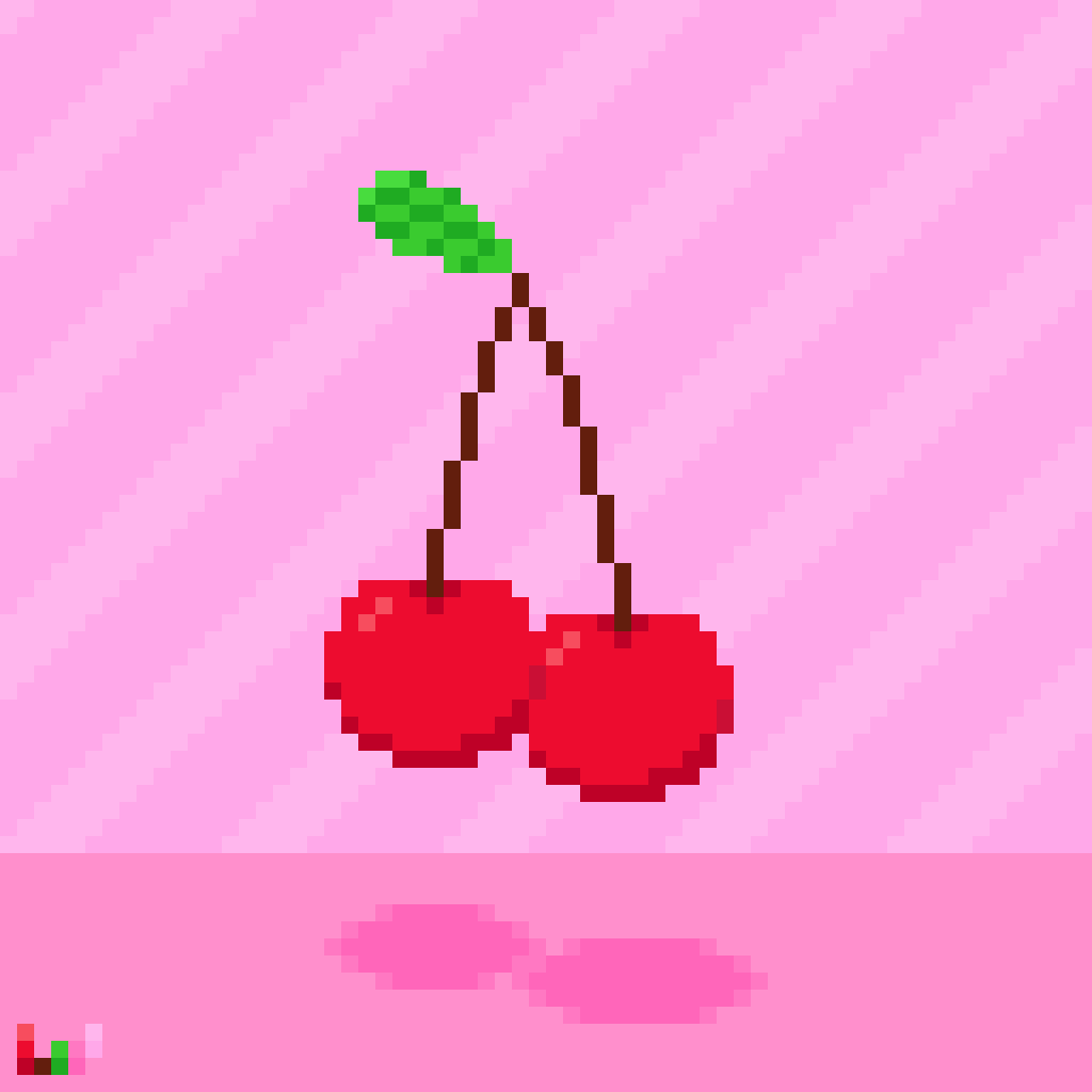 ImKike19's tweet photo. A pair of cherrys.

#PixelArt https://t.co/N7vpLYIWL3