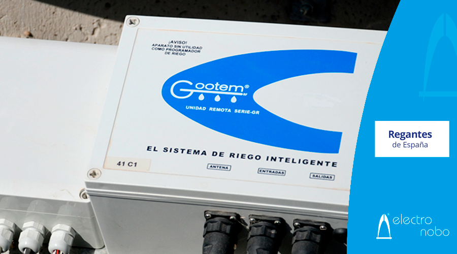 ➡️La mayoría del #regadío español está integrado en las #ComunidadesdeRegantes. Estas desempeñan un papel fundamental en el 🤲buen uso y gestión del 💧agua. La⚙️tecnología Gootem contribuye a esa buena gestión del agua. @Electronobo siempre con las C.C.R.R. <a href="/FenacoreOficial/">FENACORE</a>