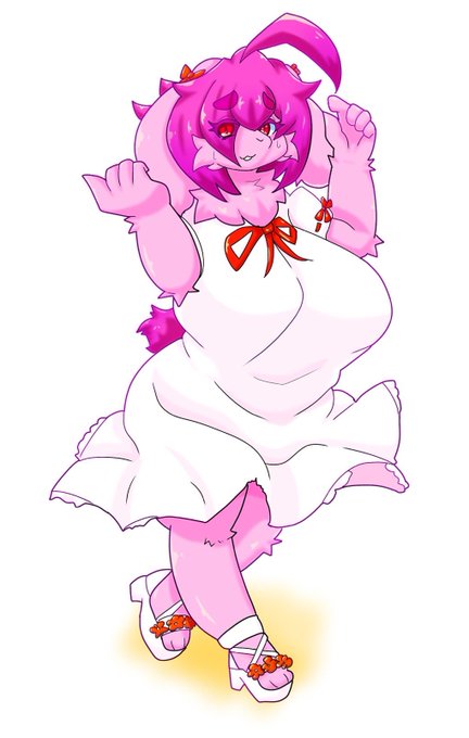 @chal31939344 こちらからはロップイヤーのニシキさんで、ビキニマフラーを着させていただいていいですか?😆 