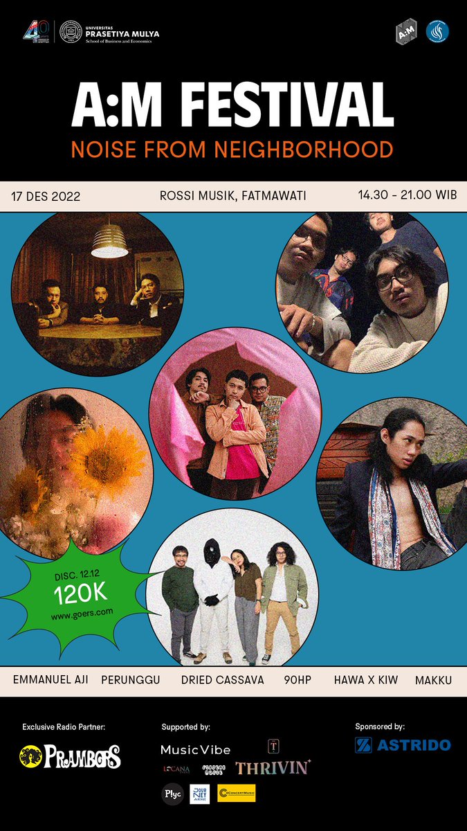 Berbagi panggung bersama abang2 tampan dan rupawan <a href="/driedcassava/">Dried Cassava</a> <a href="/perunggu__/">Perunggu 🥉</a> di acara <a href="/AMFestival_/">A:M Festival: Noise From Neighborhood</a> gasss nonton dong atuh!