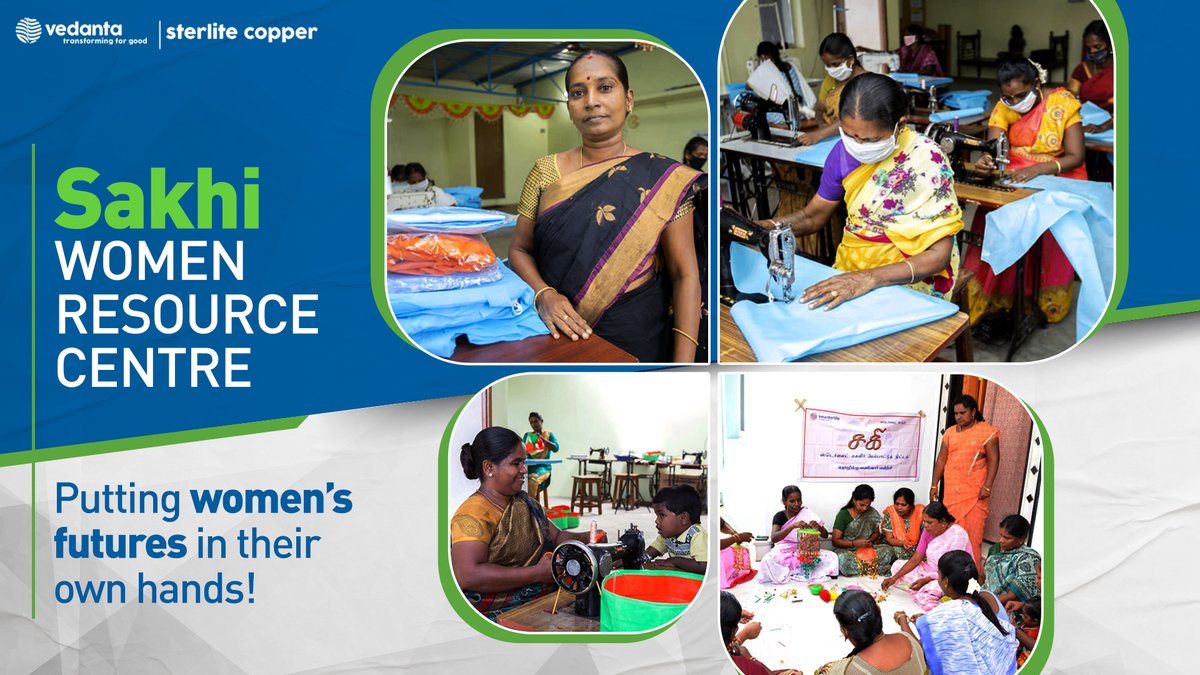 sterlite_copper's tweet photo. #Sakhi, for #SterliteCopper is a very special initiative. Through Sakhi, we provide entrepreneurship &amp; skill training to women with the aim to empower them. So far, a total of 5,000 women are set to benefit from the initiative through various entrepreneurial development programs. https://t.co/o7TLfjwKRg