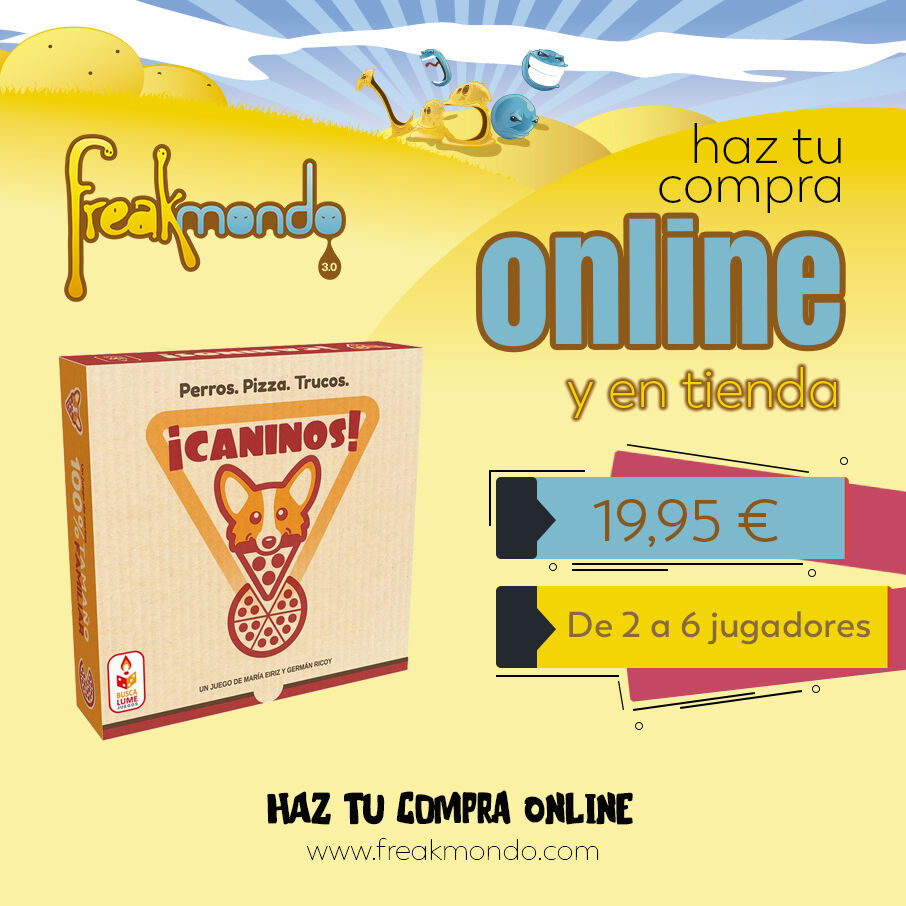 ¡CANINOS!
Haz tu compra online.
freakmondo.com
Ayúdanos y comparte esta publicación. Dale a like, guarda y comparte.
.
#freakmondo #navidad #juegosdemesa #merchandasing #granada #callecruz #friki