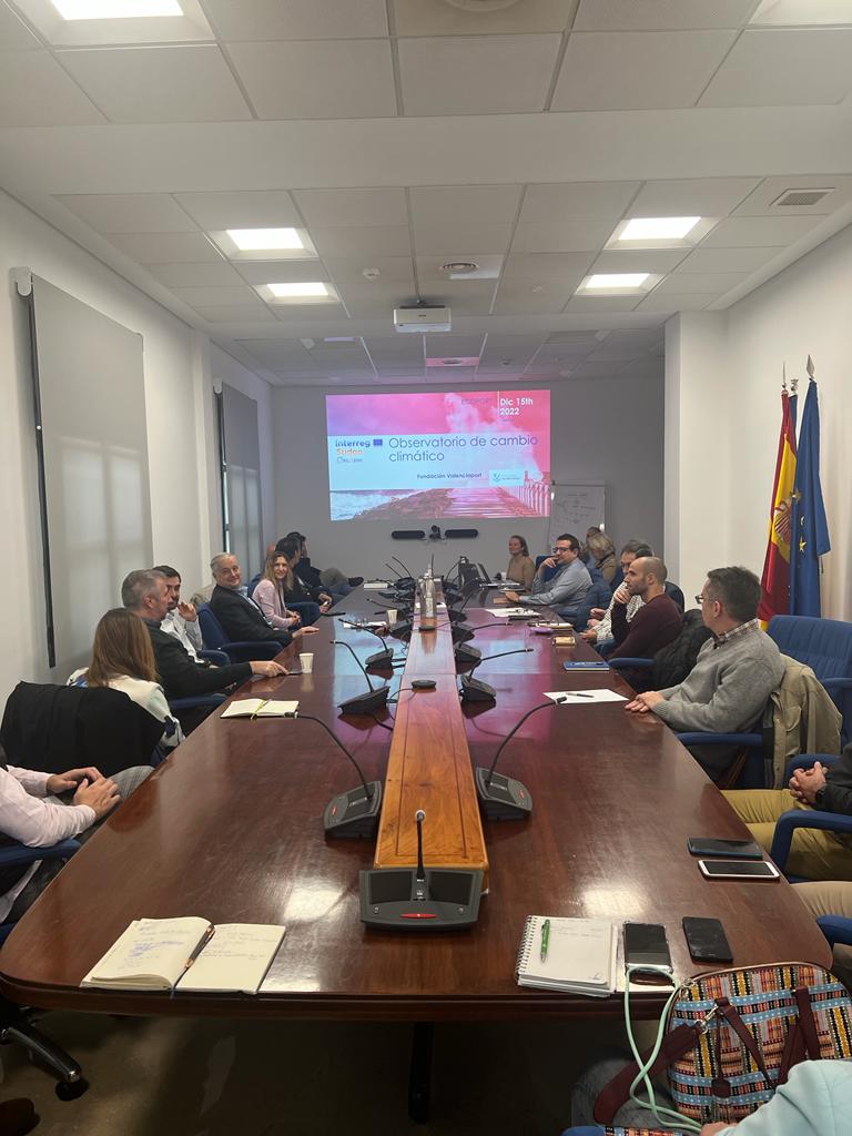 EcclipseP's tweet photo. 📢💥Today Fundación Valenciaport presented the Climate Change Observatory at the Ecoport meeting of the Port Authority of Valencia.  @AutPortValencia @FValenciaport https://t.co/z3vdDFDLu3