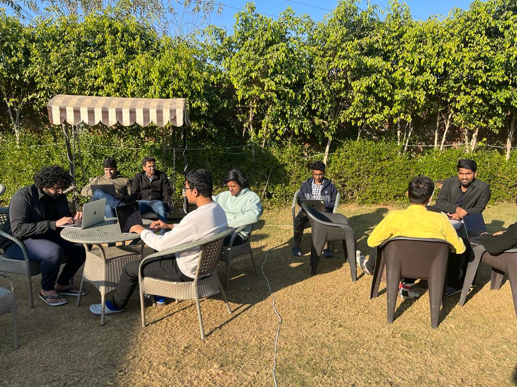 Rajesh_IITKgp's tweet photo. We just started a 48-hour #hackathon to build India's first agri #chatbot! The bot will help farmers make better agricultural decisions in their day to day activities! Let's see how we do...will keep posting the progress next 2 days...sat tuned!! Follow @KrishifyApp
#TechForAgri https://t.co/RCTcQzHEFc
