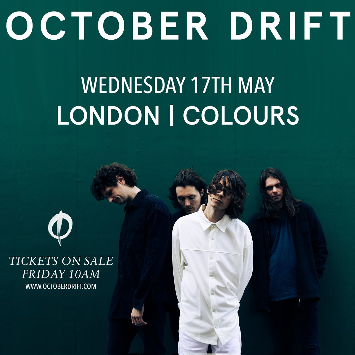 L O N D O N . S H O W 

Buzzing to announce our first show of 2023! Headlining <a href="/ColoursHoxton/">Colours Hoxton</a> on May 17th. Tickets on sale tomorrow 10am - set your alarms aye x 

Tickets seetickets.com/event/october-…