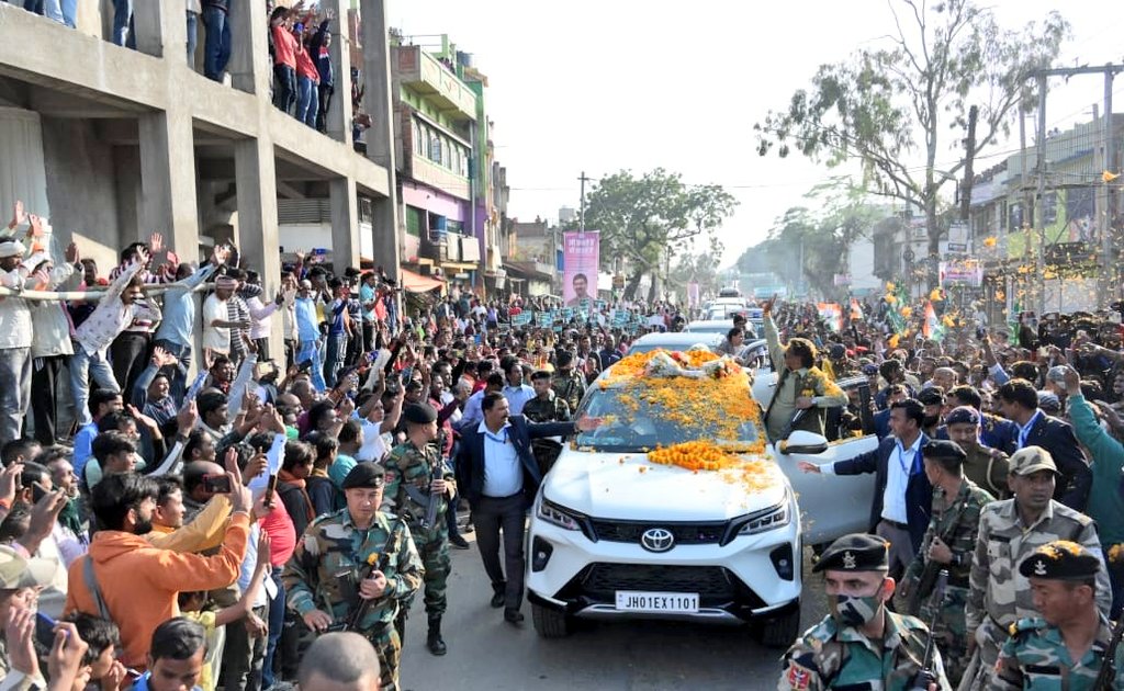 CM Hemant Soren reached Godda