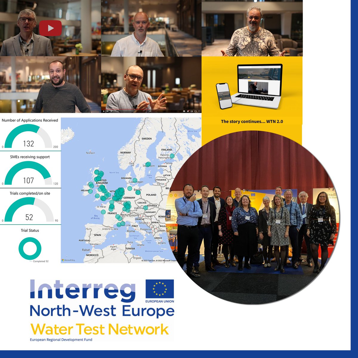 #WTN is ending! Read all about the project and the future in our final newsletter. Also discover the experiences of SMEs that tested within WTN. From 2023 the Water Test Network remains in operation with 6 of the original partners: bit.ly/3j0zuc1