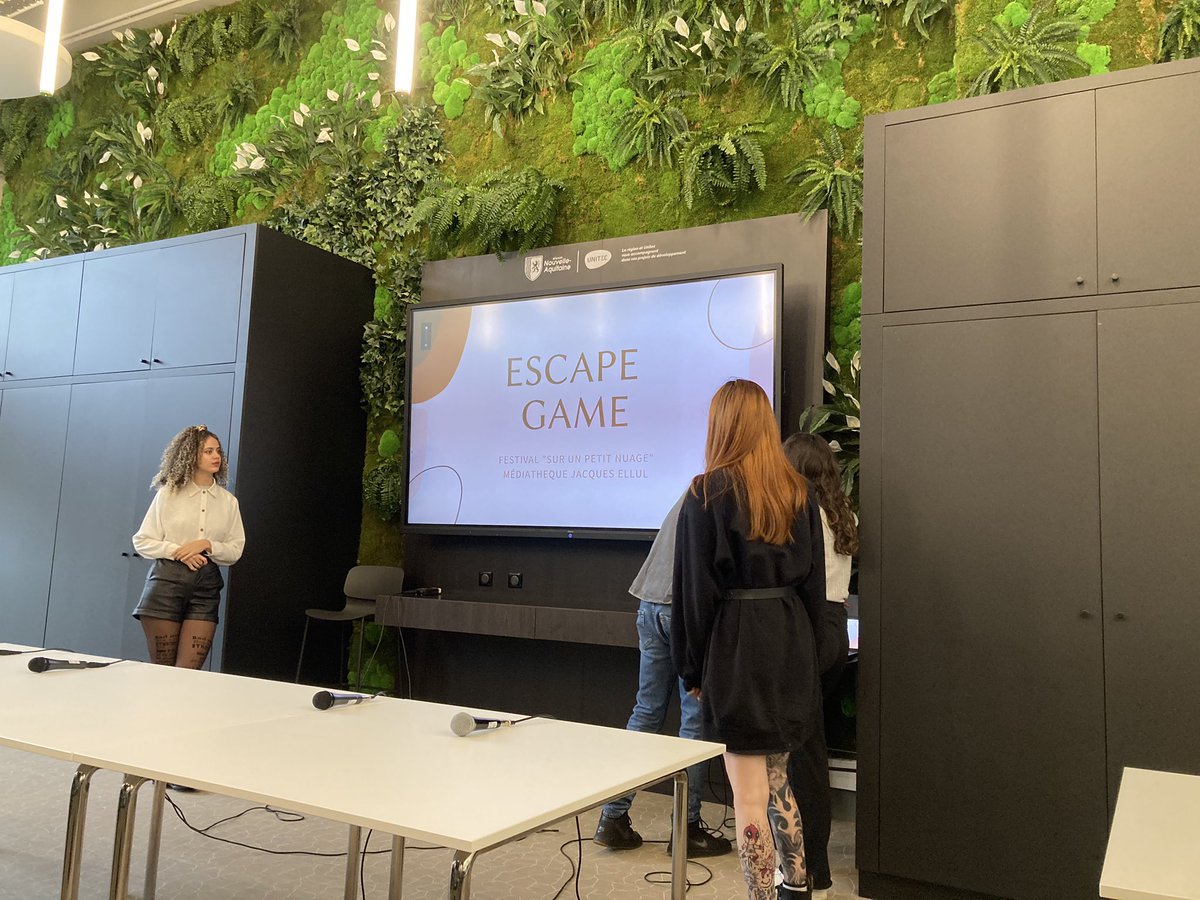 #Narractions projet 3 avec Médiathèque <a href="/Villedepessac/">Ville de Pessac</a> : escape game pour festival Sur un petit Nuage <a href="/ISIC_MasterCPNM/">ISIC_MasterCPNNT</a>