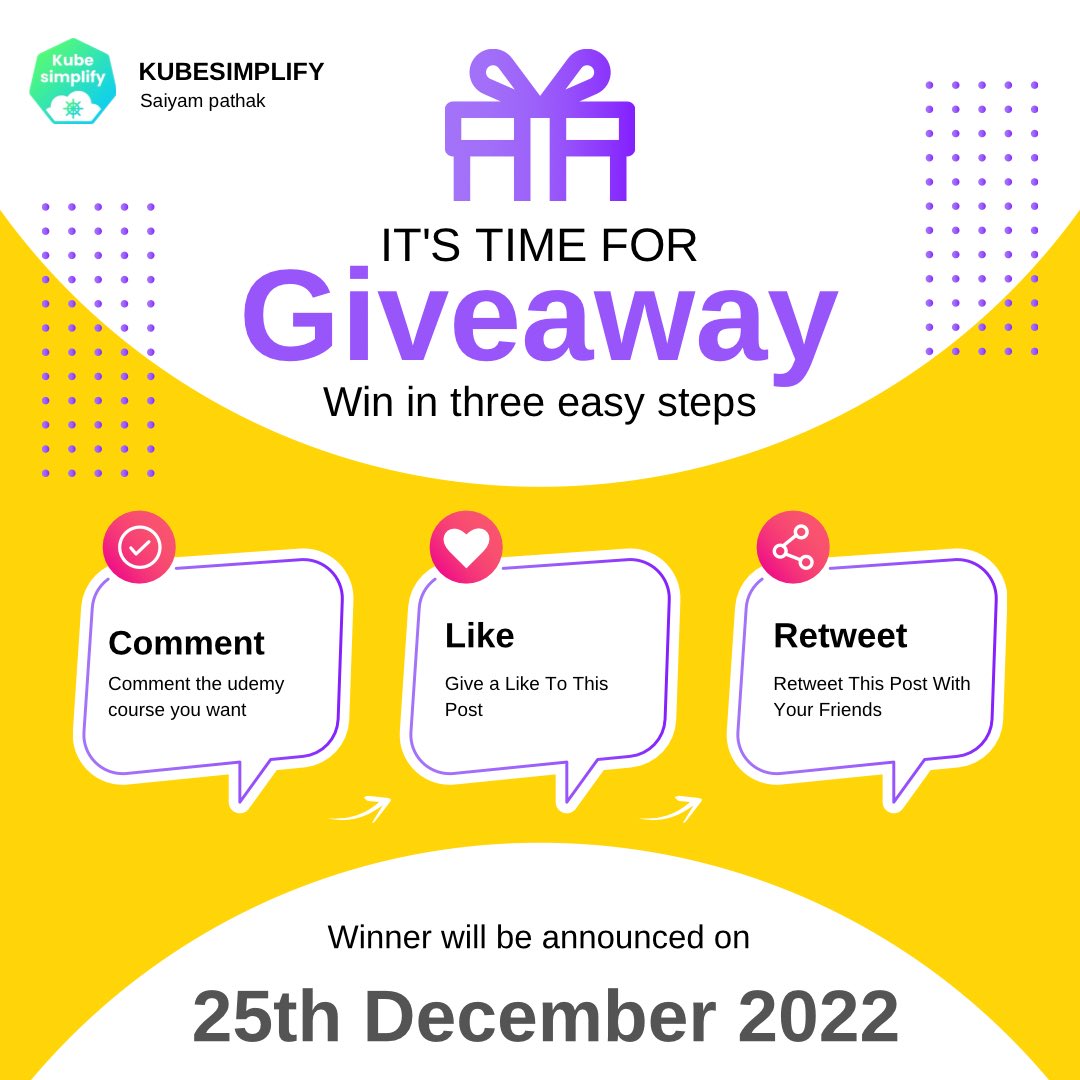 Christmas is round the corner &amp; I would like to wear the Santa hat 🎅 &amp; do some special course gift GIVEAWAY!
Like + retweet this tweet, comment with the course you want to purchase from udemy and I will pick 10 random people and gift them courses.
Winners will be picked 25th Dec