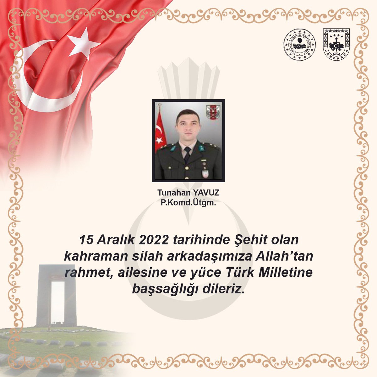 Başımız sağ olsun.🇹🇷
