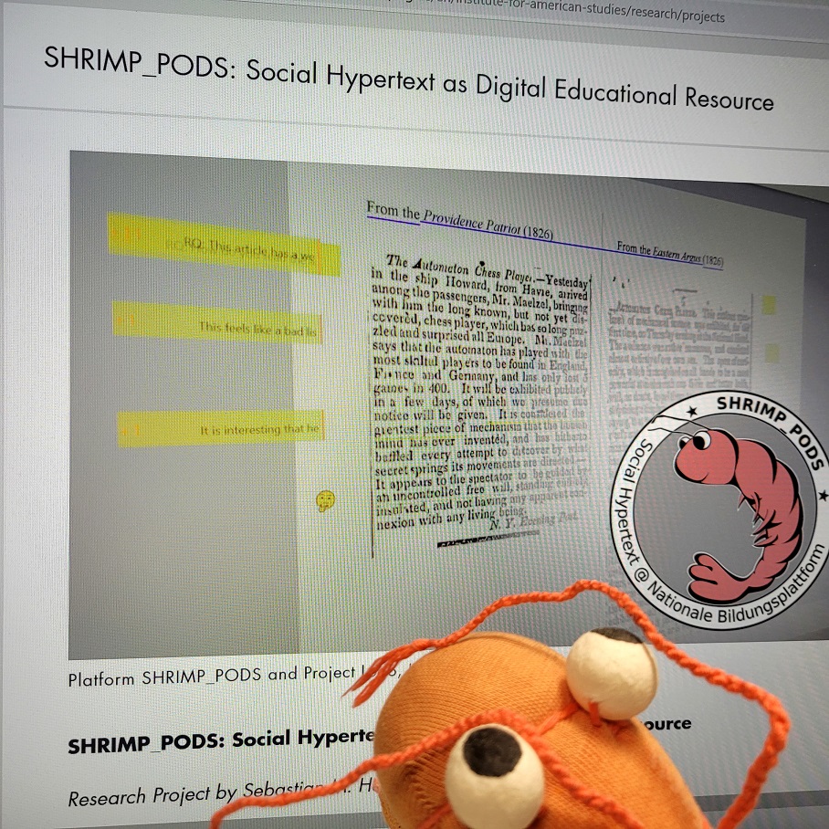 projektshrimp's tweet photo. Das Institut für Amerikanistik der @UniLeipzig hat eine neue Homepage. Shrimpy hat was zum #projektSHRIMP beigetragen: https://t.co/n30aApcasE #SHRIMP_PODS #SocialHypertext #digitaleLehre #digitalhumanities #digitaleducation #elearning #digitaleHochschule #digitaleBildung #OERde https://t.co/mCMFrUOo5y