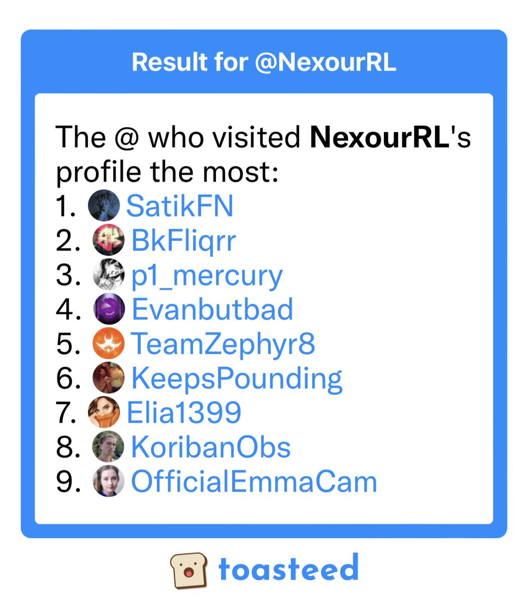 Bro istg everyone who’s done this has Pulse, Nixus, rs and all the best players