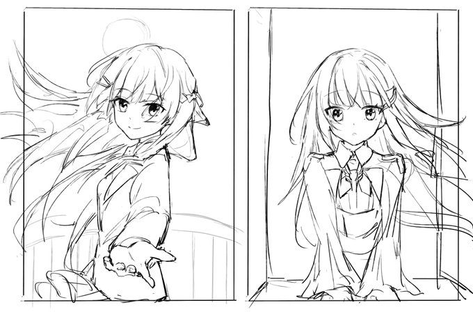 らくがき中 