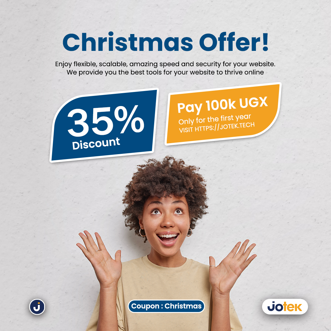 jotekTech's tweet photo. It's Festive Season and we are here to celebrate Christ with you. Get yourself 35% discount to any of our hosting packages during this season. Remember it's limited to a certain number of people. click https://t.co/jfXfXV74Y1

Good Luck!

#Jotek #WebHosting #ChristmasOffer #Offer https://t.co/Zrt0Qf64ha