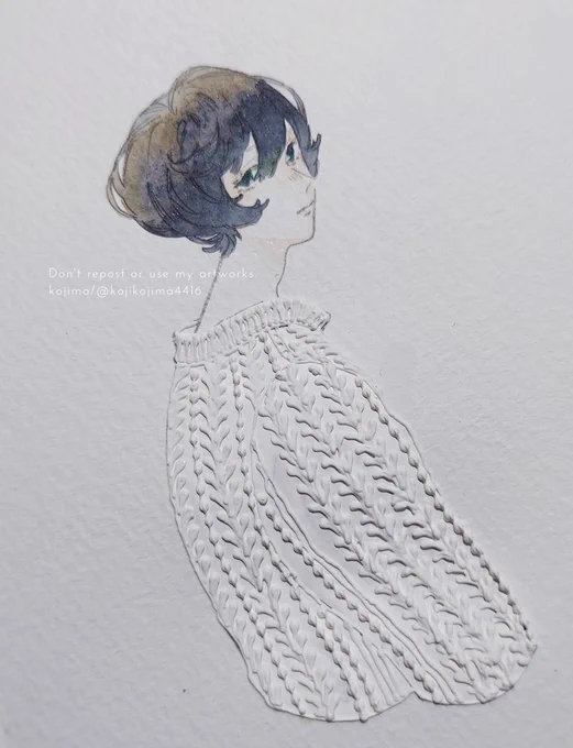 アナログ絵描きの言うスキャンで死ぬってこういう事だよ(※画材や塗りの程度にもよります)1枚目写真データ(左)2枚目スキャンデータ(右) 