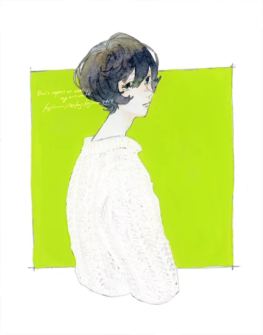 アナログ絵描きの言うスキャンで死ぬってこういう事だよ(※画材や塗りの程度にもよります)1枚目写真データ(左)2枚目スキャンデータ(右) 