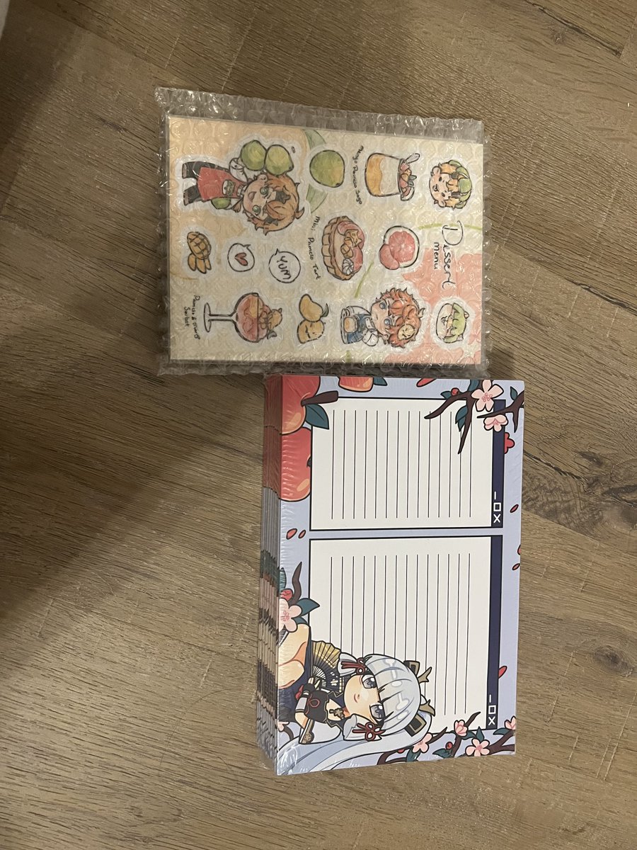IcyMilkshakes's tweet photo. | Production Update |

Stickers and notepads are here!!

Everything should be shipped out in Early 2023

Thank you for your patience! https://t.co/ql6Xrawdmn