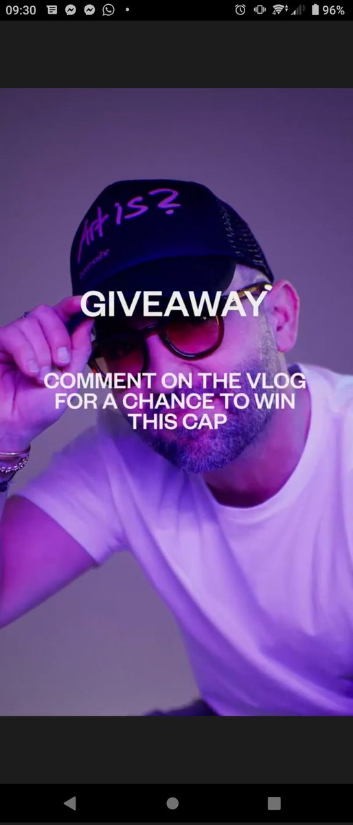GIVEAWAY 🧢
comment on my vlog: youtu.be/vjFVKS_Z-4E

to win a limited edition Art is? Beni Moshe cap!