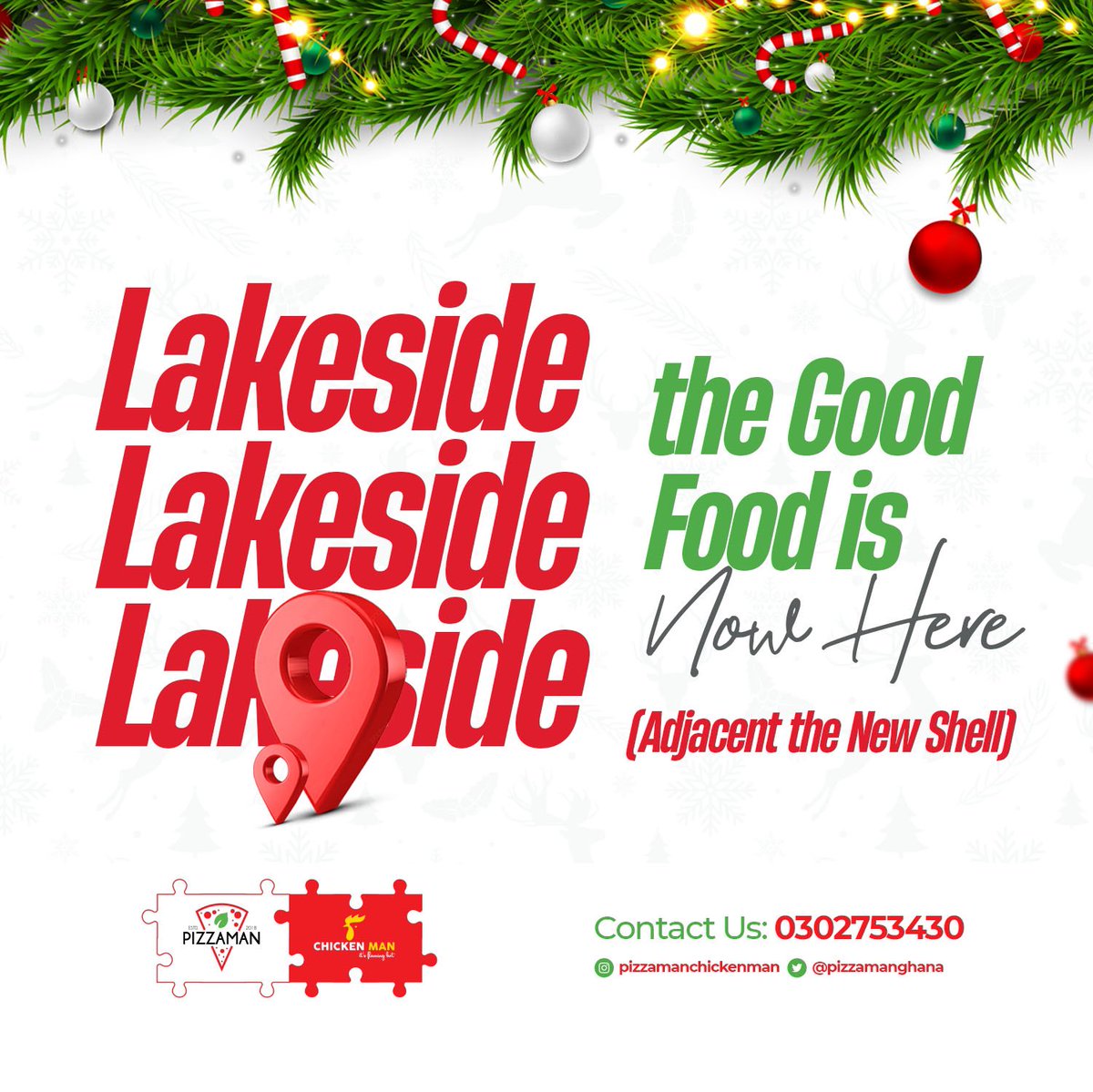 Hey Lakeside, Good food is here
Adjacent the New Shell 😇❤️