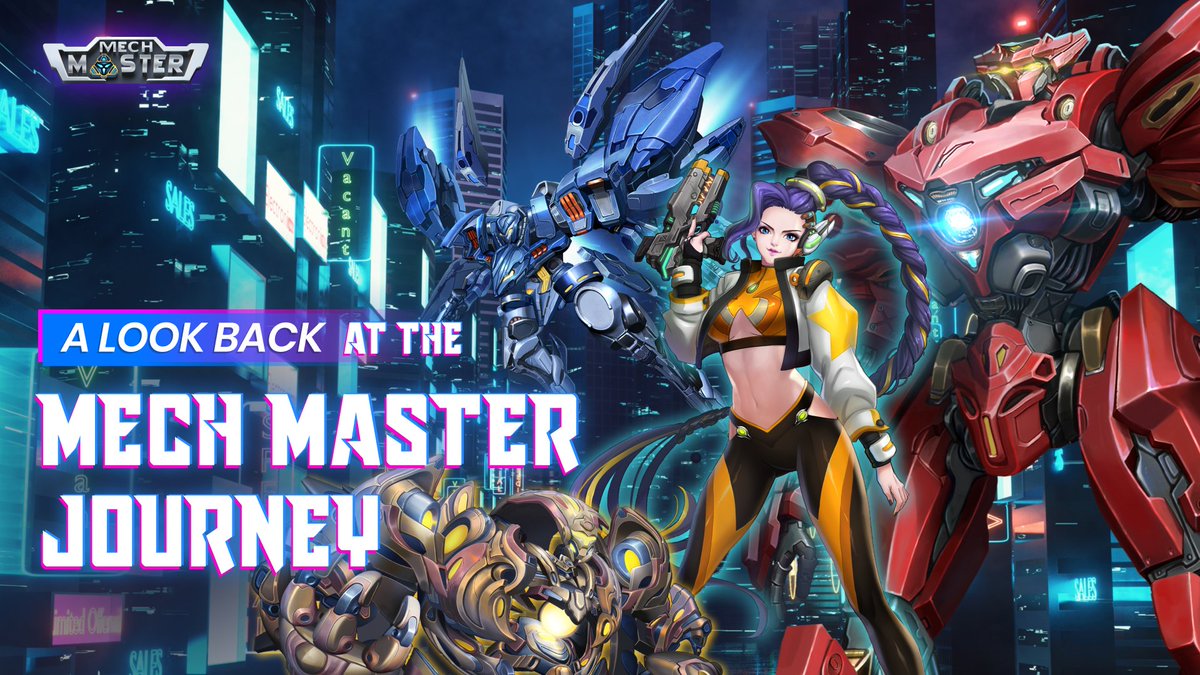 💭 Bringing you down to the Mech Master Memory Lane 

From a project that has nothing but only ideas to a couple of massively successful events,etc. And now counting down the days to the launch of Mech Master mainnet 🕹
Read more at: t.me/MechMaster_ANN…

$MECH #NFT #GameFi