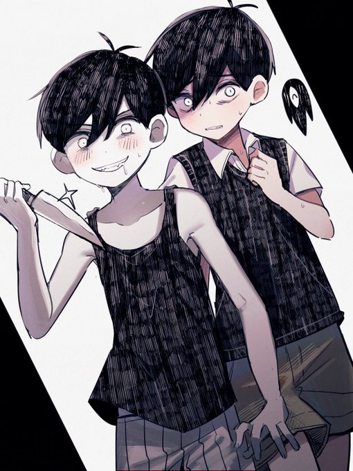 MANICとAFRAIDが好きすぎるし描いてる自分もMANIC顔になってる 
