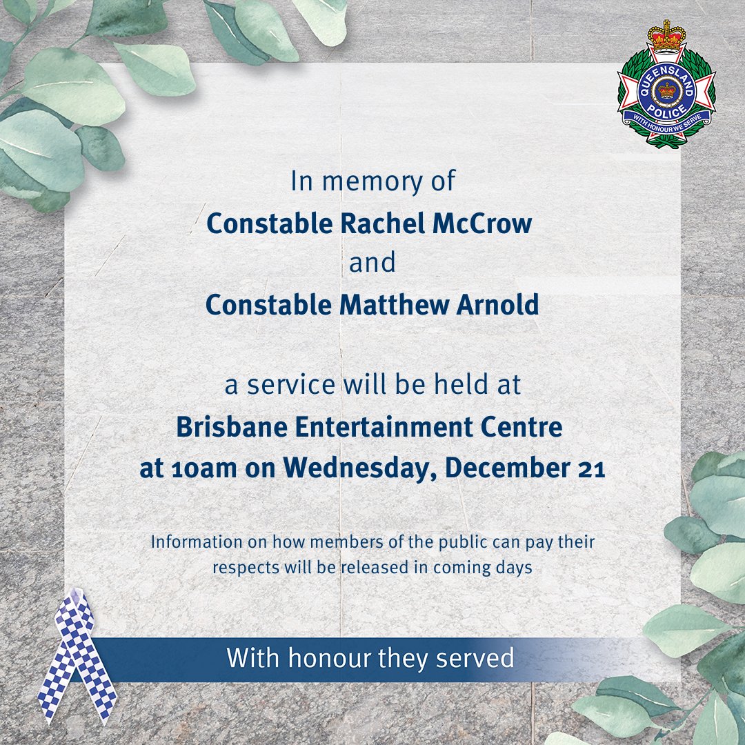 Queensland Police on Twitter "A funeral service for our fallen