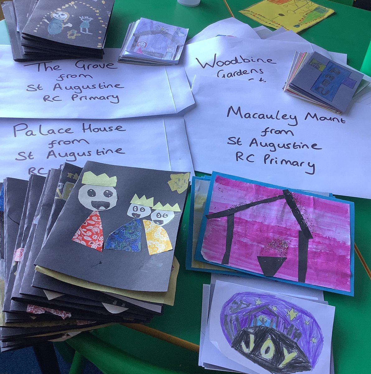 The pupils in school have all made extra Christmas cards to be delivered out to some of our local care homes this afternoon. #beethere <a href="/RSM_Institute/">Sisters of Mercy</a> <a href="/GroveBurnley/">The Grove Care Home, Burnley</a> #REstaug