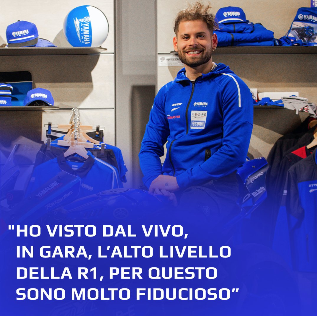 gife59's tweet photo. Yamaha Motor e Keope Motor Team svelano il nuovo pilota ufficiale.
Alessandro Delbianco, sarà il nuovo pilota in sella alla Yamaha R 1 per il Campionato Italiano Superbike  2023 
#YamahaRacing #SBK #CIV #civriders #civchampions #civteam #civsbk #civpaddock https://t.co/C2Qbk7XQd5
