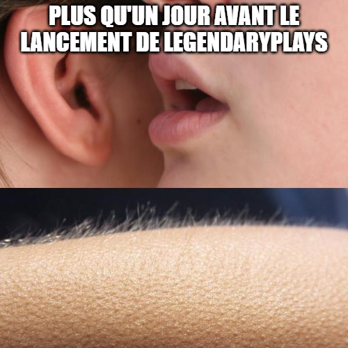 LegendaryPlays0's tweet photo. Quand on te dit qu'il ne reste plus que quelques heures à patienter avant le lancement de LegendaryPlays ! 🥳

On t'attend demain à 16H sur https://t.co/b8au7ROrVG 🤩 https://t.co/Gohi9JDAKU