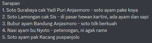 bukanunniv's tweet photo. Karena aku baik, aku bagi list rekomendasi makan di Semarang yang biasa aku kasi ke temen2ku, jajananya sih minimal coba pisang planet @S_AshelJKT48 https://t.co/MZLSK7tYdg